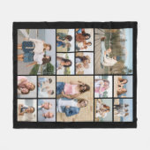 Erstellen Sie Ihre eigene 15 FotoCollage Fleecedecke (Vorderseite (Horizontal))