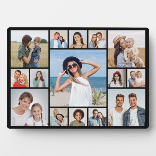 Erstellen Sie Ihre eigene 15 FotoCollage Fotoplatte (Vorderseite)