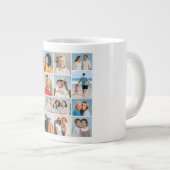 Erstellen Sie Ihre eigene 15 FotoCollage Jumbo-Tasse (Vorderseite Rechts)
