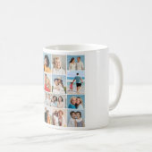 Erstellen Sie Ihre eigene 15 FotoCollage Kaffeetasse (VorderseiteRechts)
