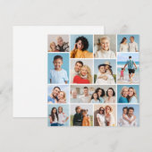 Erstellen Sie Ihre eigene 15 FotoCollage Mitteilungskarte (Vorne/Hinten)
