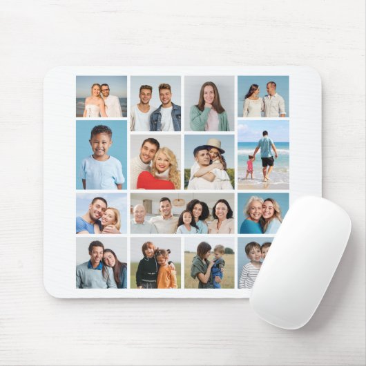 Erstellen Sie Ihre eigene 15 FotoCollage Mousepad (Mit Mouse)
