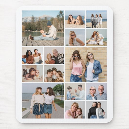 Erstellen Sie Ihre eigene 15 FotoCollage Mousepad (Vorne)