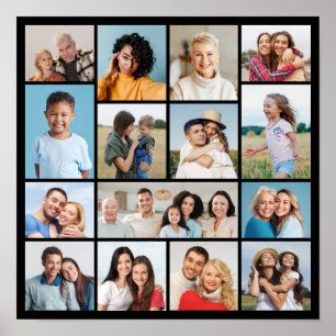 Erstellen Sie Ihre eigene 15 FotoCollage Poster