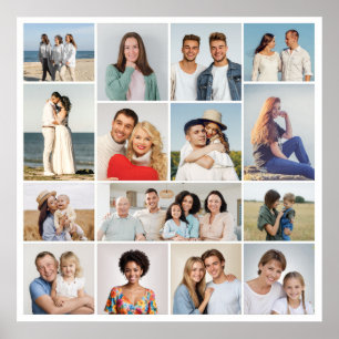 Erstellen Sie Ihre eigene 15 FotoCollage Poster