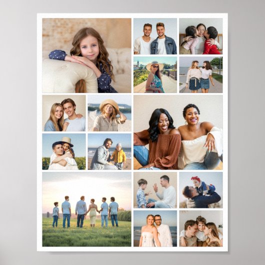 Erstellen Sie Ihre eigene 15 FotoCollage Poster (Vorne)