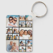 Erstellen Sie Ihre eigene 15 FotoCollage Schlüsselanhänger (Rückseite)