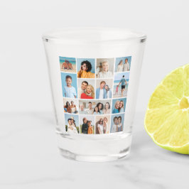 Erstellen Sie Ihre eigene 15 FotoCollage Schnapsglas