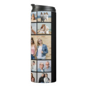Erstellen Sie Ihre eigene 15 FotoCollage Thermosbecher (Nach rechts gedreht)