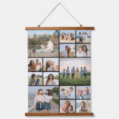 Erstellen Sie Ihre eigene 15 FotoCollage Wandteppich Mit Holzrahmen (Vorderseite)