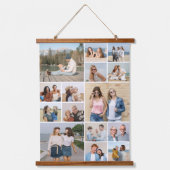 Erstellen Sie Ihre eigene 15 FotoCollage Wandteppich Mit Holzrahmen (Vorderseite)