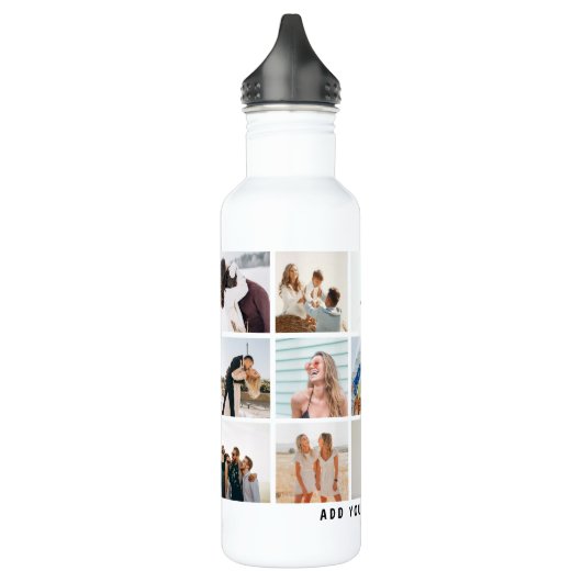 Erstellen Sie Ihre eigene 15-Sqaure-FotoCollage Edelstahlflasche (Links)