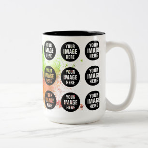 Erstellen Sie Ihre eigene 15oz Tone-Kaffee-Tasse Zweifarbige Tasse