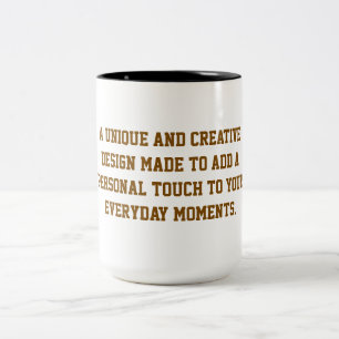 Erstellen Sie Ihre eigene 15oz Zwei-Ton-Kaffeetass Zweifarbige Tasse