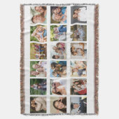 Erstellen Sie Ihre eigene 16-Foto-Collage Decke (Vorderseite Vertikal)
