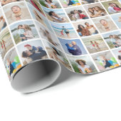 Erstellen Sie Ihre eigene 16 FotoCollage Geschenkpapier (Rolleneckpunkt)