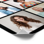 Erstellen Sie Ihre eigene 16 FotoCollage Poster (Ecke)