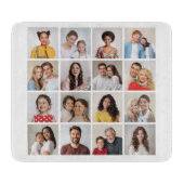 Erstellen Sie Ihre eigene 16 FotoCollage Schneidebrett (Vorderseite)