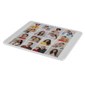 Erstellen Sie Ihre eigene 16 FotoCollage Schneidebrett (Ecke)