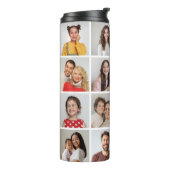 Erstellen Sie Ihre eigene 16 FotoCollage Thermosbecher (Nach links gedreht)