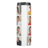 Erstellen Sie Ihre eigene 16 FotoCollage Thermosbecher (Rückseite)