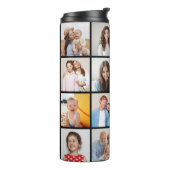 Erstellen Sie Ihre eigene 16 FotoCollage Thermosbecher (Nach links gedreht)