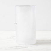 Erstellen Sie Ihre eigene 16 oz Mattglas Bierglas (Mittel)