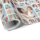 Erstellen Sie Ihre eigene 17 FotoCollage Geschenkpapier (Rolleneckpunkt)