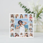 Erstellen Sie Ihre eigene 17 FotoCollage Karte (Stehend Vorderseite)