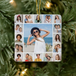 Erstellen Sie Ihre eigene 17 FotoCollage Keramikornament