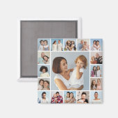 Erstellen Sie Ihre eigene 17 FotoCollage Magnet (Vorderseite/Rückseite)