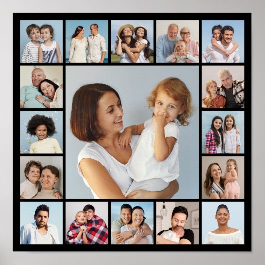 Erstellen Sie Ihre eigene 17 FotoCollage Poster (Vorne)