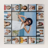 Erstellen Sie Ihre eigene 17 FotoCollage Puzzle (Horizontal)