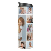 Erstellen Sie Ihre eigene 17 FotoCollage Thermosbecher (Nach rechts gedreht)