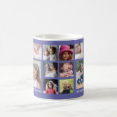 Erstellen Sie Ihre eigene 18-Familie Foto Collage  Kaffeetasse (Mittel)