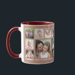 Erstellen Sie Ihre eigene 18-Familie Foto Collage  Tasse<br><div class="desc">Einzigartige Foto Collage Tasse zum Personalisieren mit 18 Fotos. Fügen Sie Ihren Familiennamen,  das Jahr hinzu,  um ihn exklusiv zu machen.Das Zitat "Familie ist alles" macht ihn zu einem besonderen Geschenk für Ferien und besondere Anlässe.</div>