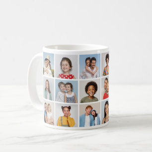 Erstellen Sie Ihre eigene 18 FotoCollage Kaffeetasse