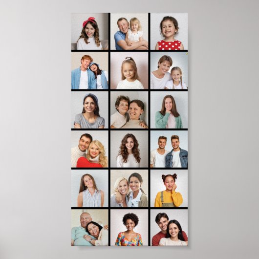 Erstellen Sie Ihre eigene 18 FotoCollage Poster (Vorne)