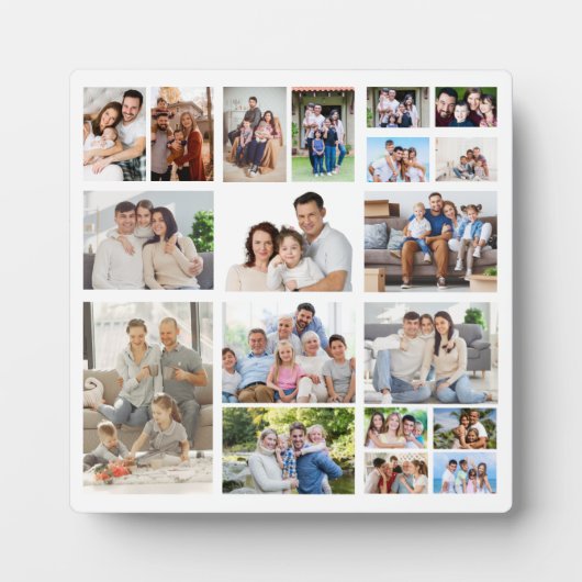 Erstellen Sie Ihre eigene 19 FotoCollage Fotoplatte (Vorderseite)
