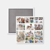 Erstellen Sie Ihre eigene 19 FotoCollage Magnet (Vorderseite/Rückseite)