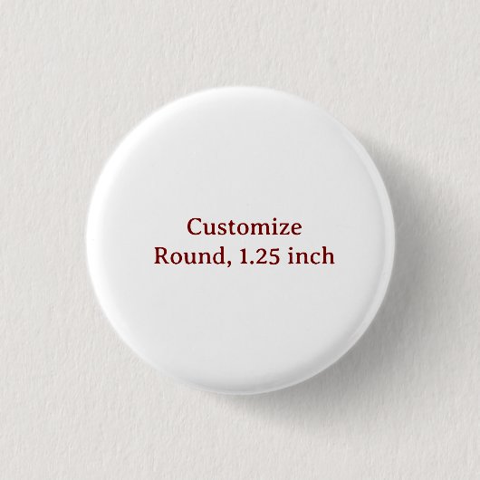 Erstellen Sie Ihre eigene 1¼ runde Schaltfläche Button (Vorderseite)