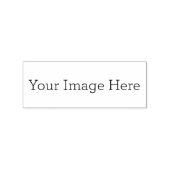 Personalisierbarer 2,5 cm x 6,4 cm Stempel, Stempelkissenfarbe = Keine, Ausrichtung = Horizontal, Griff = Holzgriff (Prägung)