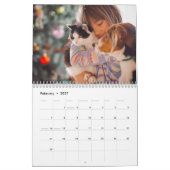 Erstellen Sie Ihre eigene 2025 Simple Custom Foto  Kalender (Feb 2027)