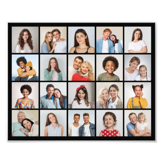 Erstellen Sie Ihre eigene 20 Foto Collage Foto Erw (Vorne)