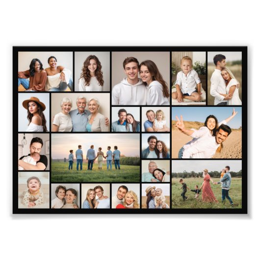 Erstellen Sie Ihre eigene 20 Foto Collage Foto Erw (Vorne)