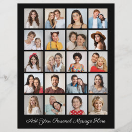 Erstellen Sie Ihre eigene 20-Foto Collage hinzufüg Flyer