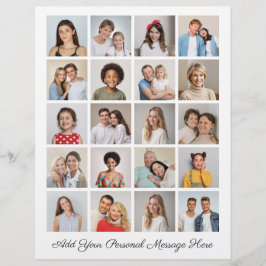 Erstellen Sie Ihre eigene 20-Foto Collage hinzufüg Flyer