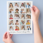 Erstellen Sie Ihre eigene 20-Foto Collage hinzufüg Flyer (Hand)