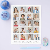 Erstellen Sie Ihre eigene 20-Foto Collage hinzufüg Flyer (Einzeln)