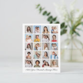 Erstellen Sie Ihre eigene 20-Foto Collage hinzufüg Karte (Stehend Vorderseite)